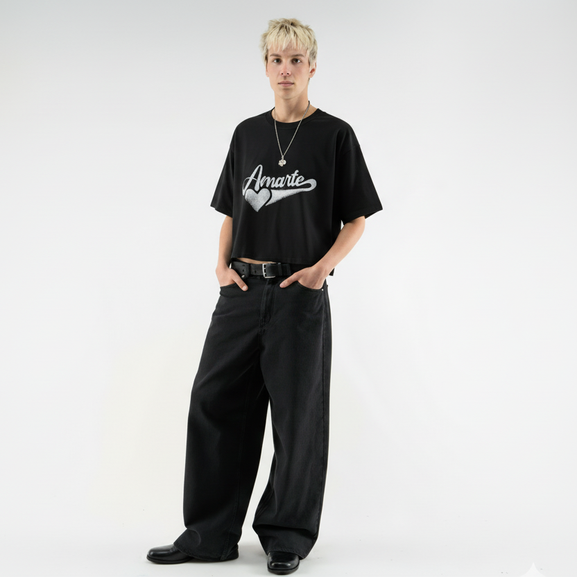 CAMISETA AMARTE NEGRA